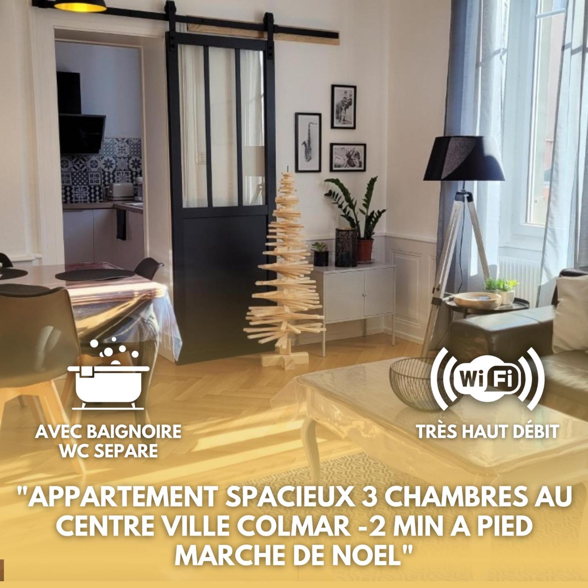 Colmar Centre Ville 6 Couchages 3 Grandes Chambres Exterior foto